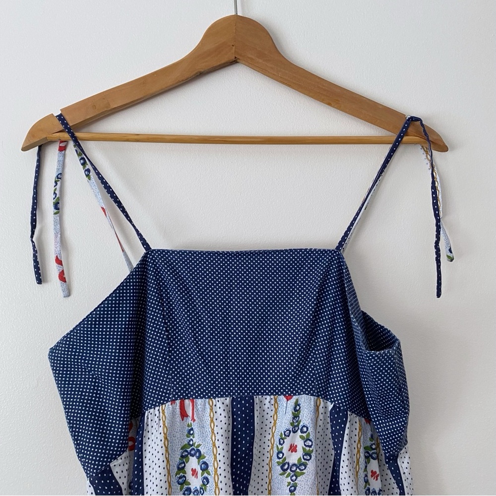 Vintage Tiered Striped Polka Dot Sundress from Flamboyant Dress Shop - Picture 6 of 13